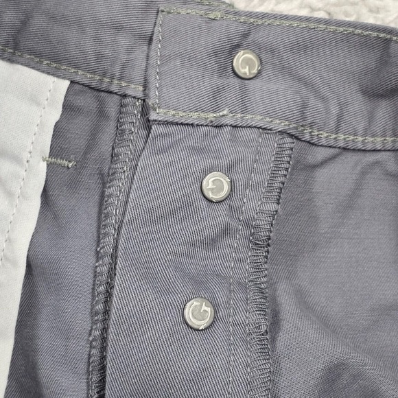 Gustin Pants Men 33 (Fits 30x32) Gray Straight Button Fly Twill Five Pocket READ - Picture 9 of 15